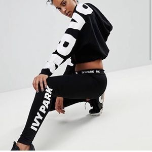 Ivy Park Logo Leggings in Black